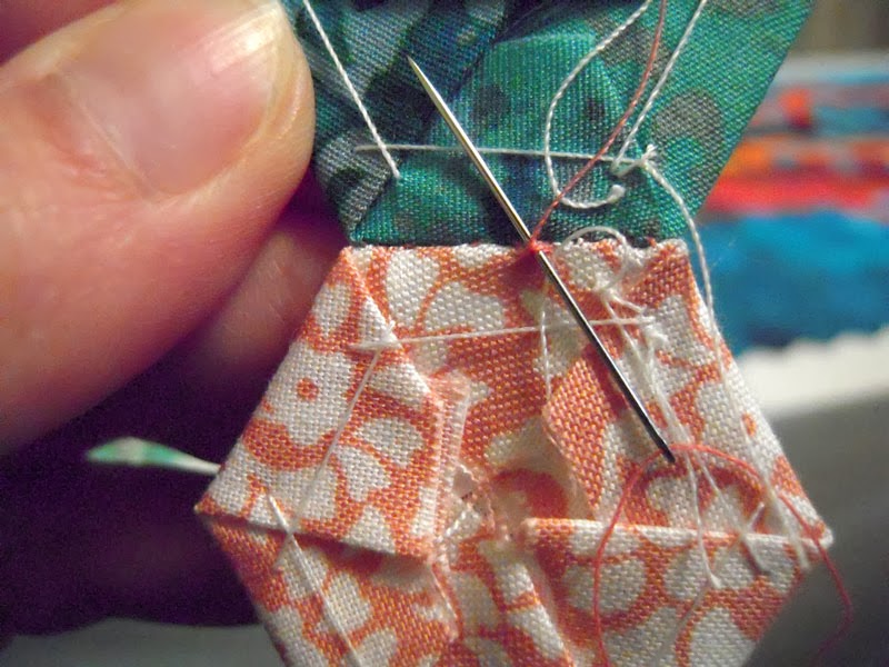 sewing hexies