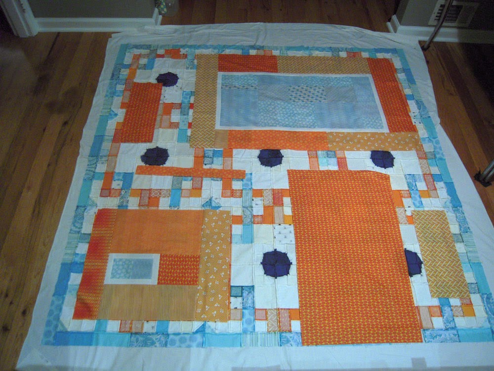 quilt back layout