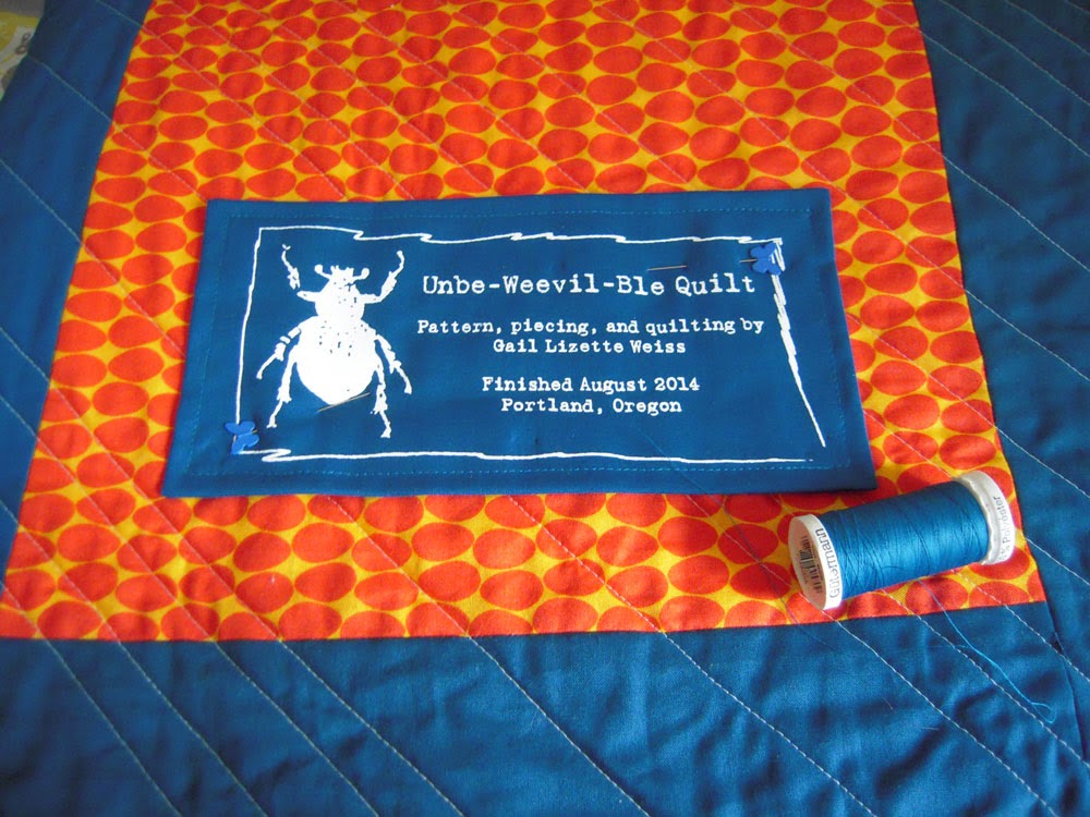 quilt label