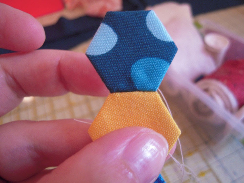 hexies stitching