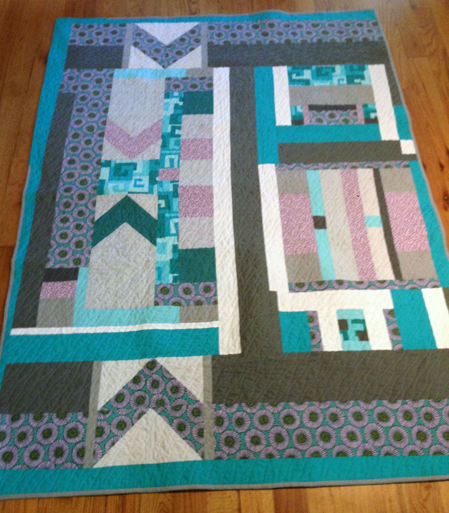 Teal Sparkles Finished Back