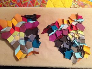 piecing the kaleidoscope Quilt