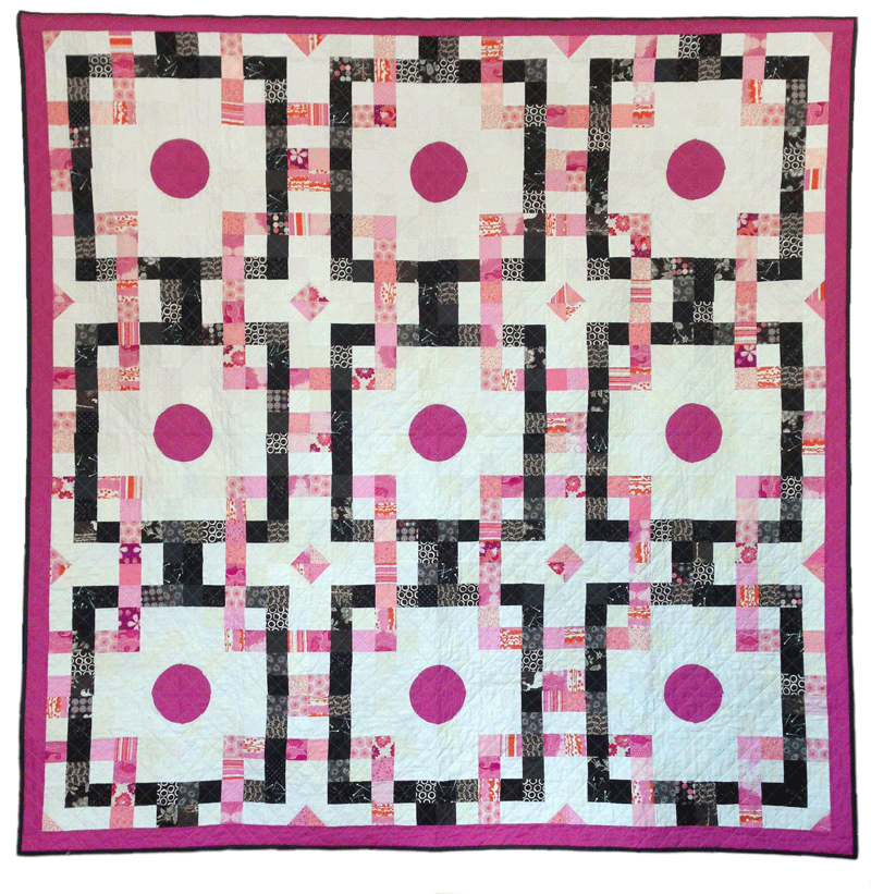 interlaced orbs quilt