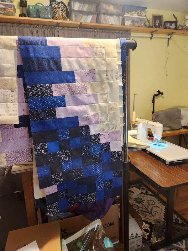 Borders for quilt top made