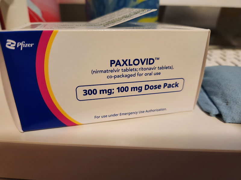 Paxlovid box