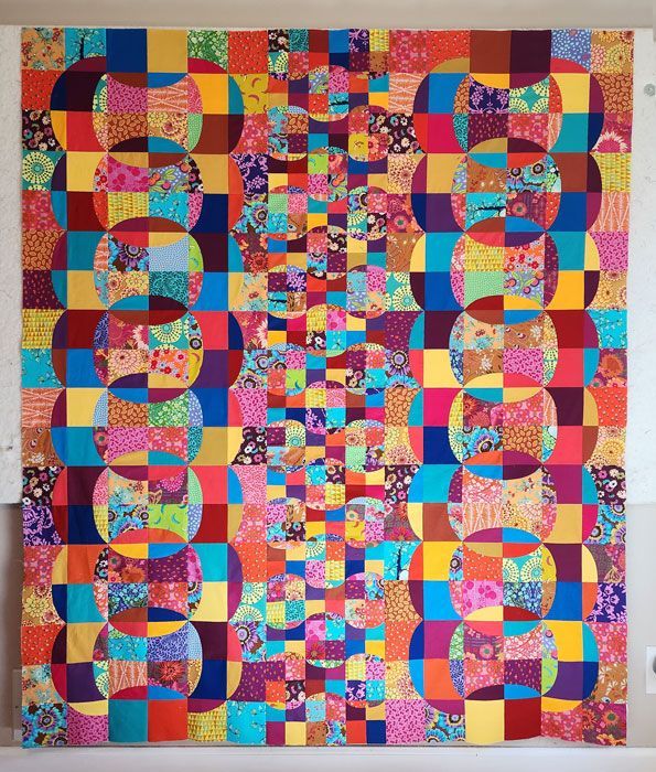 Treaded Max - finished quilt top: 60" x 72" 