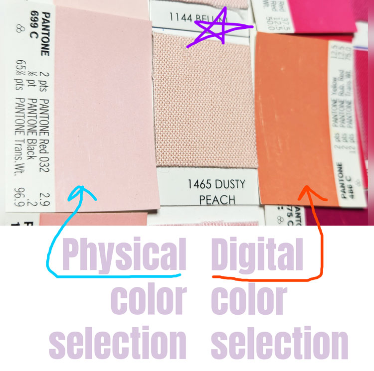 Other digital color swatch matches seem to be way off to me. This is why I did this project.