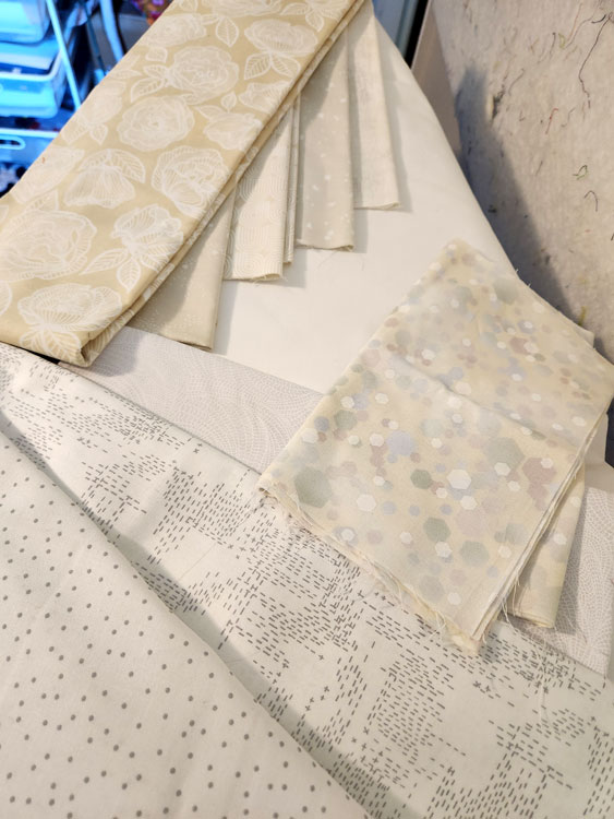 Low-volume fabric picks for new quilt