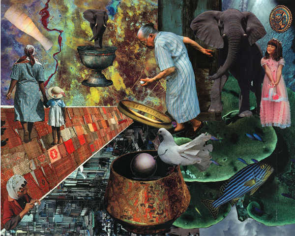 Paper collage - Honor